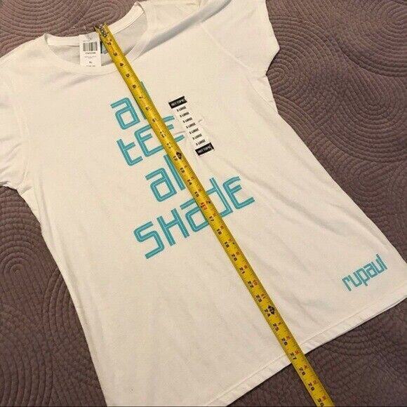 RuPaul NWT Women's Junior XL "All Tee All Shade" Shirt Drag Race 100% Cotton - Picture 8 of 8